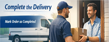 Particulier die bevestigt dat de levering is afgerond nadat het transport op ExusTrans is uitgevoerd